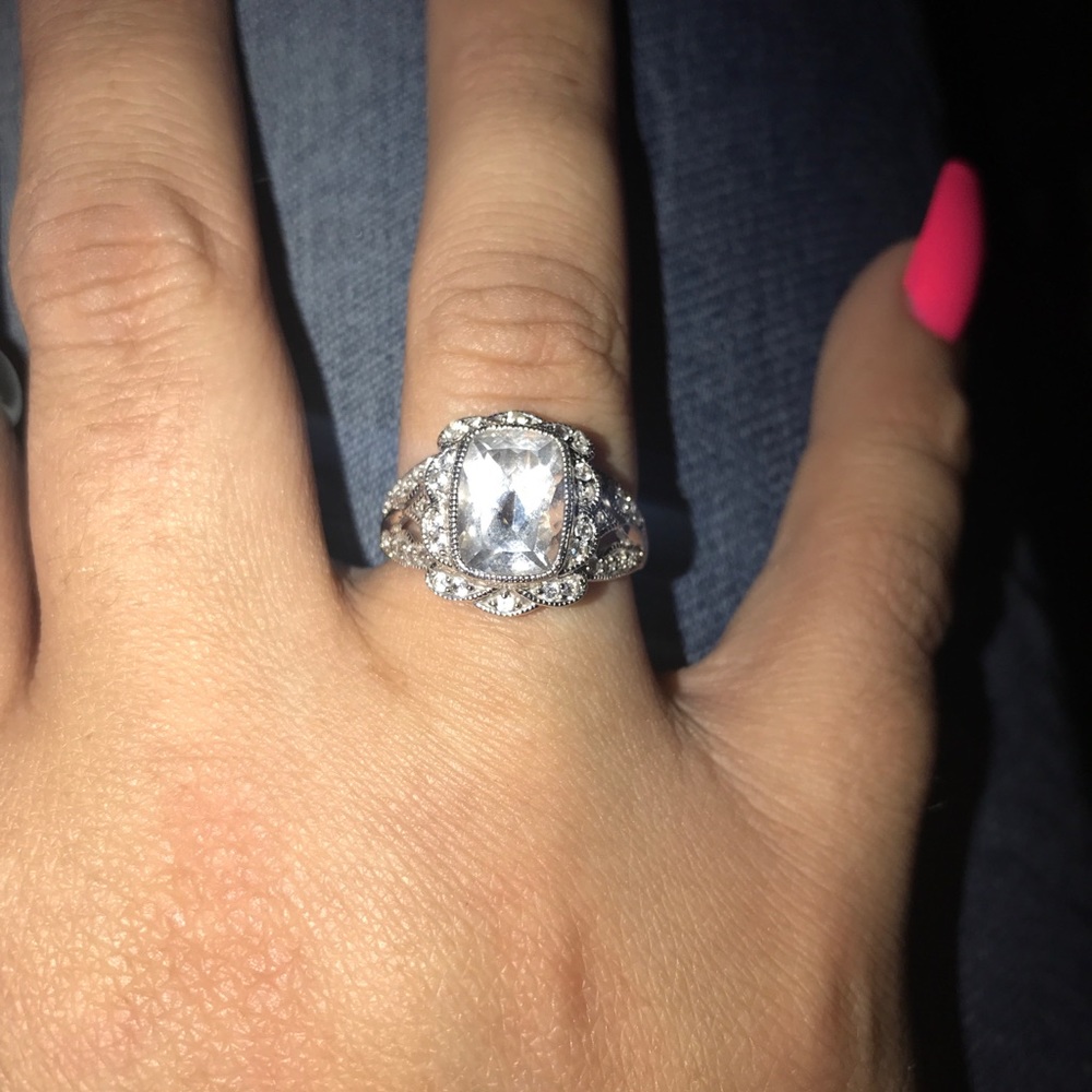 Designer Lorenzo Diamonique ring